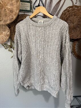 Bonner of Ireland Handloomed Cotton Linen Fisherman sweater